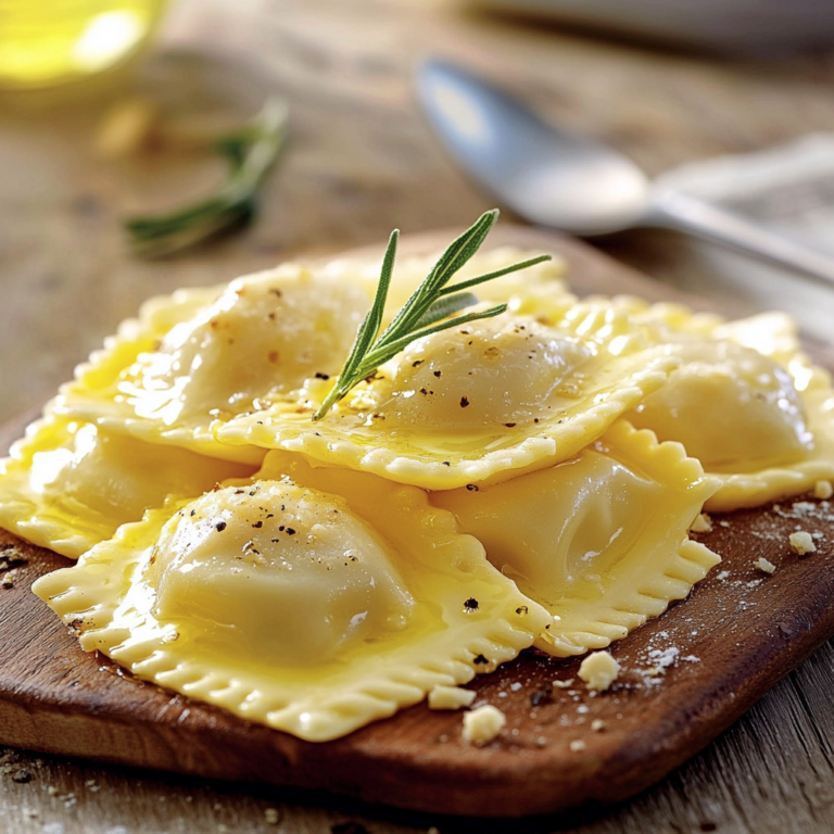 Raviolis italiens crémeux : Une recette délicieuse et facile