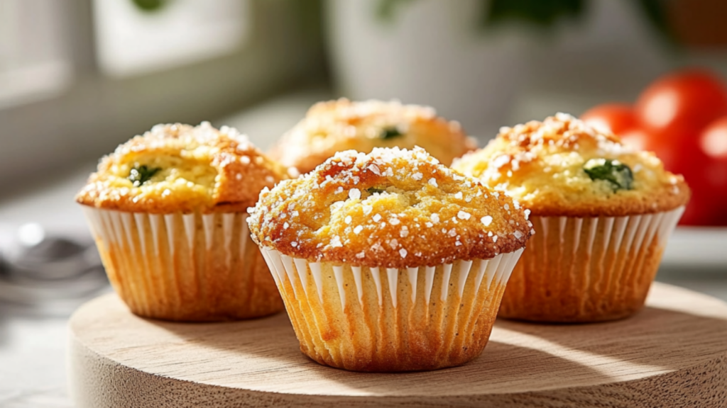 Muffins salés pour le petit-déjeuner depuis recettemoderne
