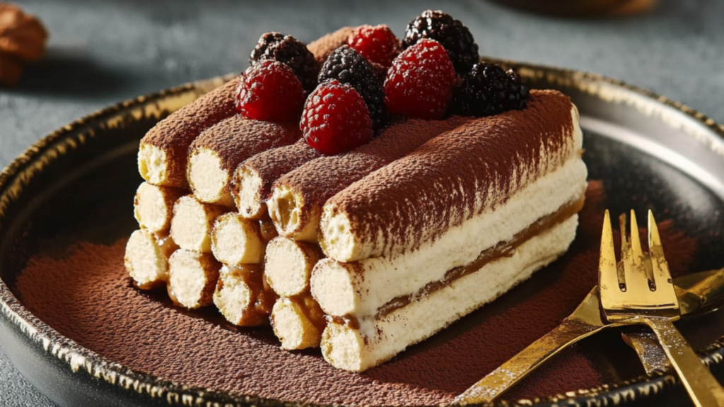 Charlotte façon tiramisu depuis recettemoderne