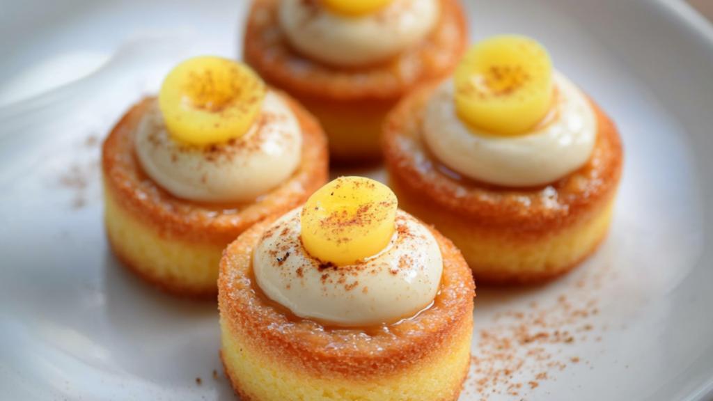 Financiers noisette curd citron depuis recettemoderne