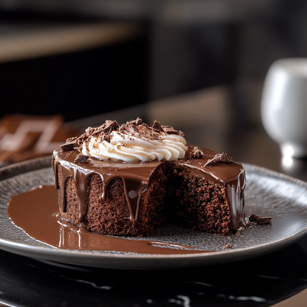 Moelleux cappuccino et ses pépites de chocolat depuis recettemoderne