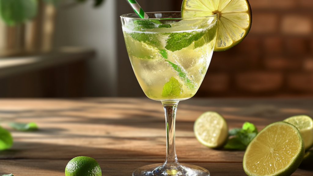cocktail citron menthe sans alcool depuis recette moderne