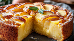 Gâteau éponge aux pommes depuis recettemoderne