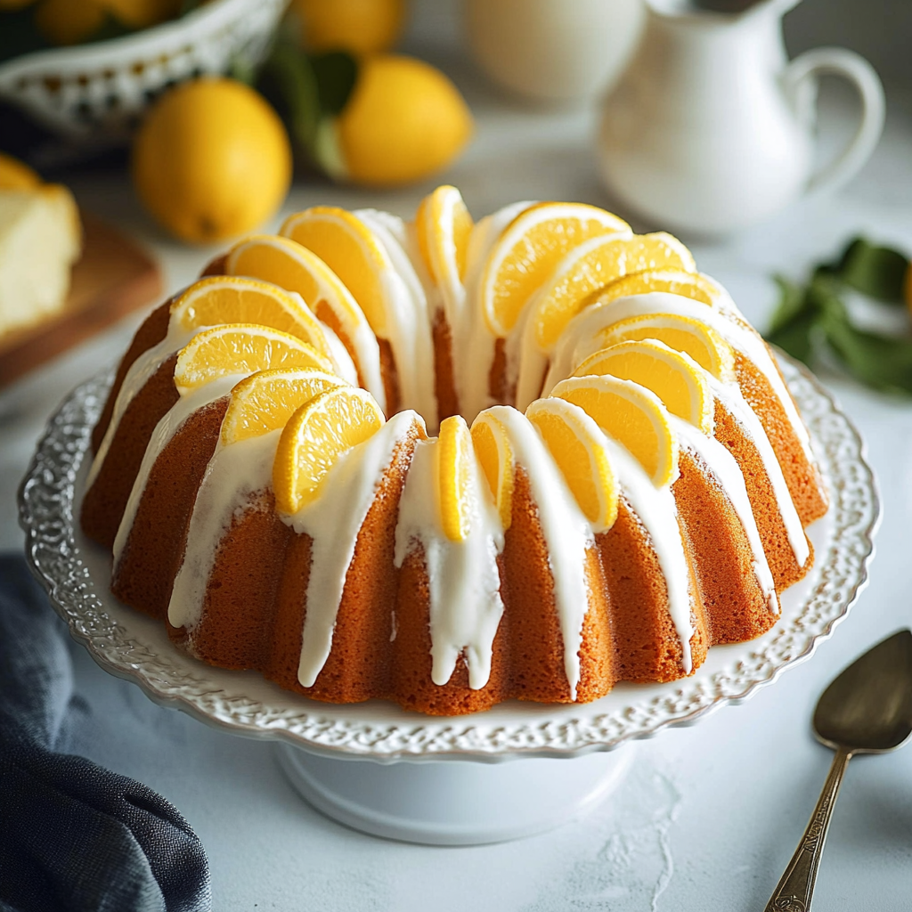 Gâteau Bundt au citron et à la ricotta depuis recettemoderne