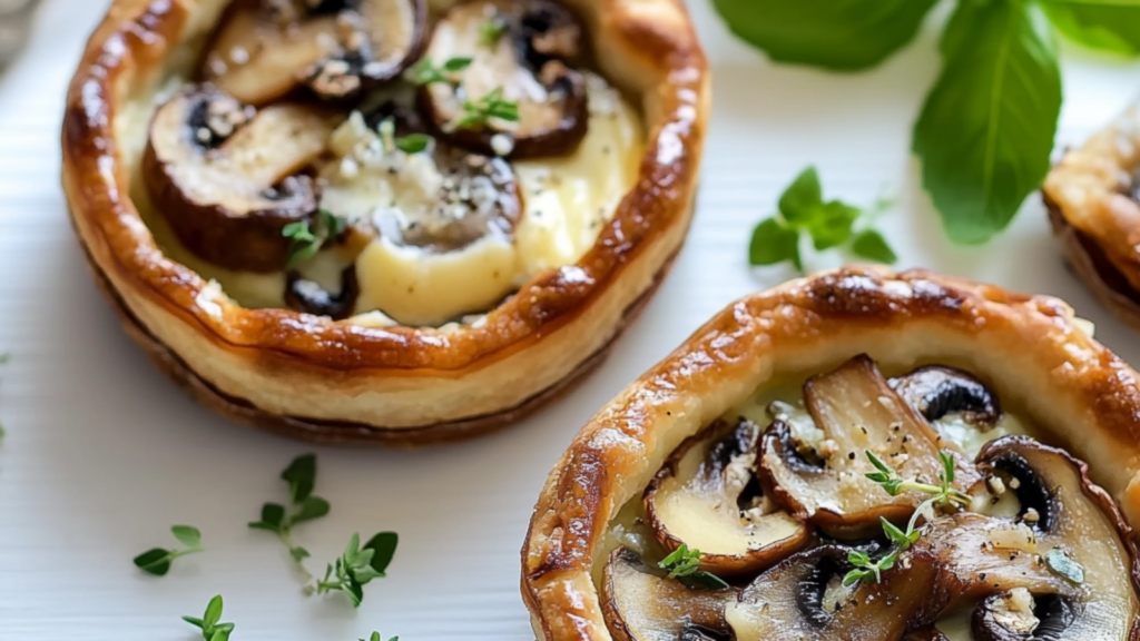Tartelettes aux champignons depuis recettemoderne.com