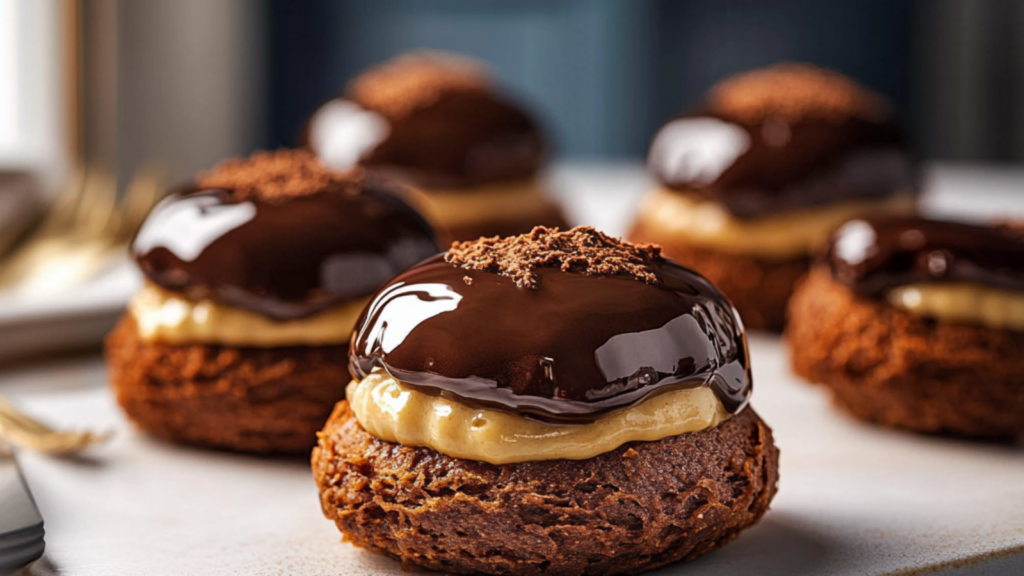 Choux au chocolat depuis recettemoderne