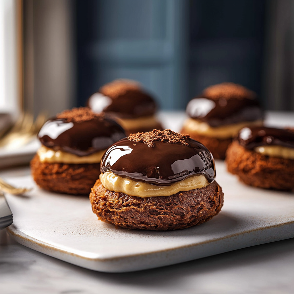 Choux au chocolat depuis recettemoderne