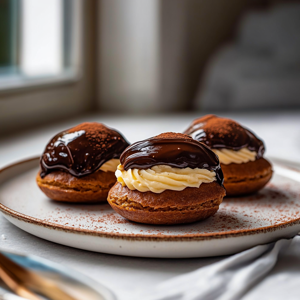 Choux au chocolat depuis recettemoderne