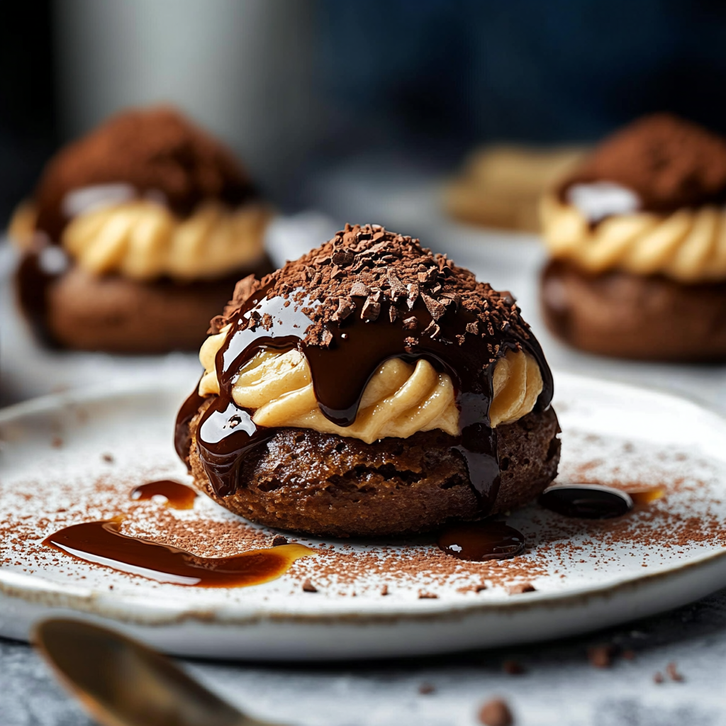 Choux au chocolat depuis recettemoderne