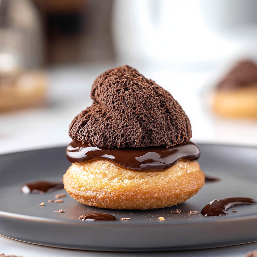 Choux au chocolat depuis recettemoderne