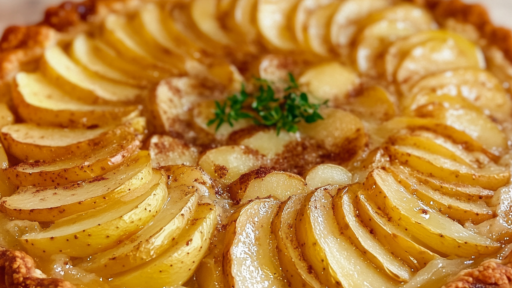 Tarte fine aux pommes depuis recettemoderne