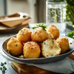 Boulettes pomme de terre épinard et crème parmesan depuis recettemoderne