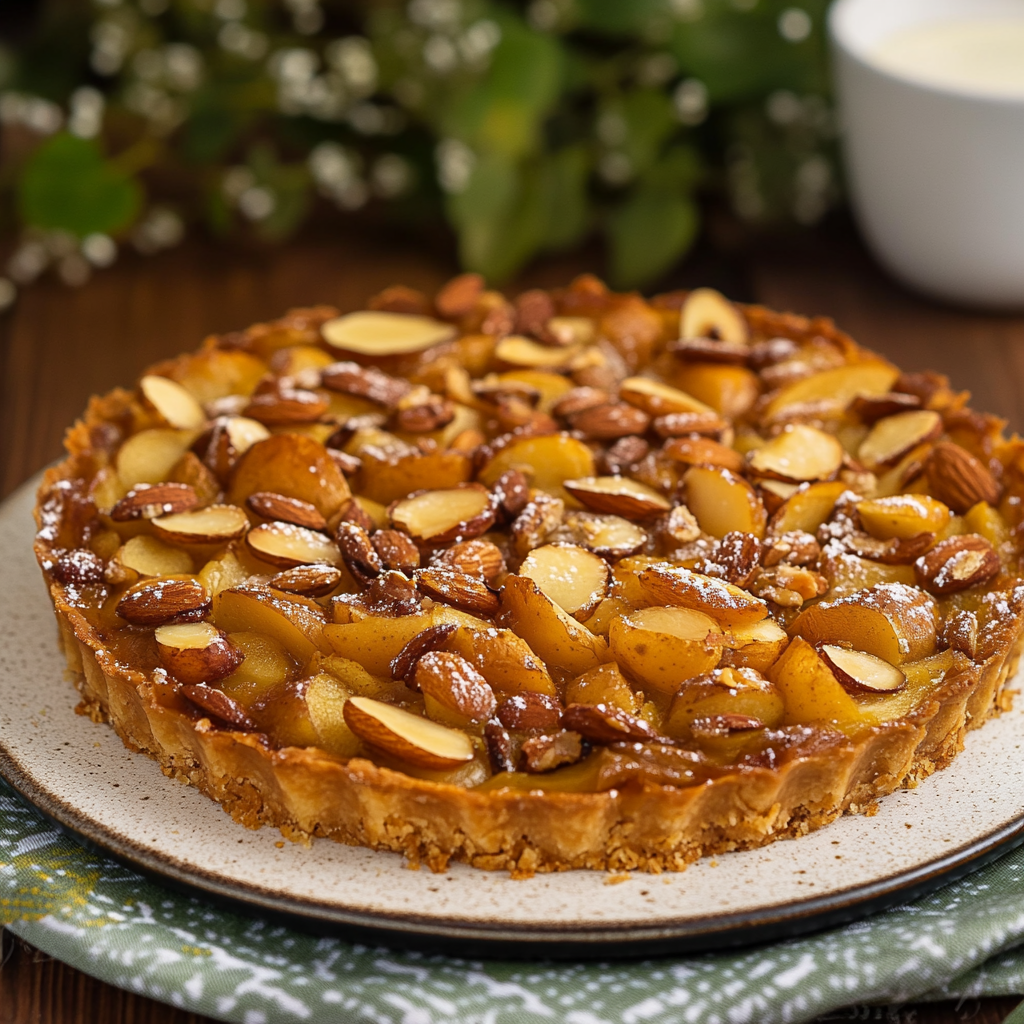 La Grimolle aux pommes et aux amandes depuis recettemoderne