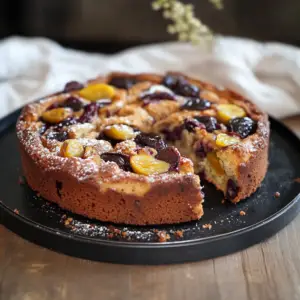 Gâteau Noisettine aux Prunes