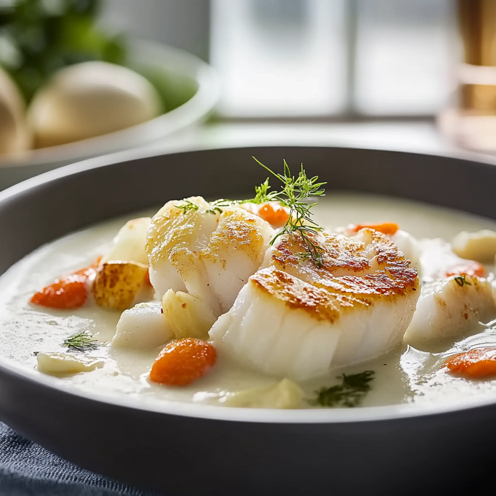 Blanquette de poissons au lait de coco depuis recettemoderne