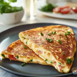 Croque Omelette au Fromage : Un Délice Rapide et Savoureux