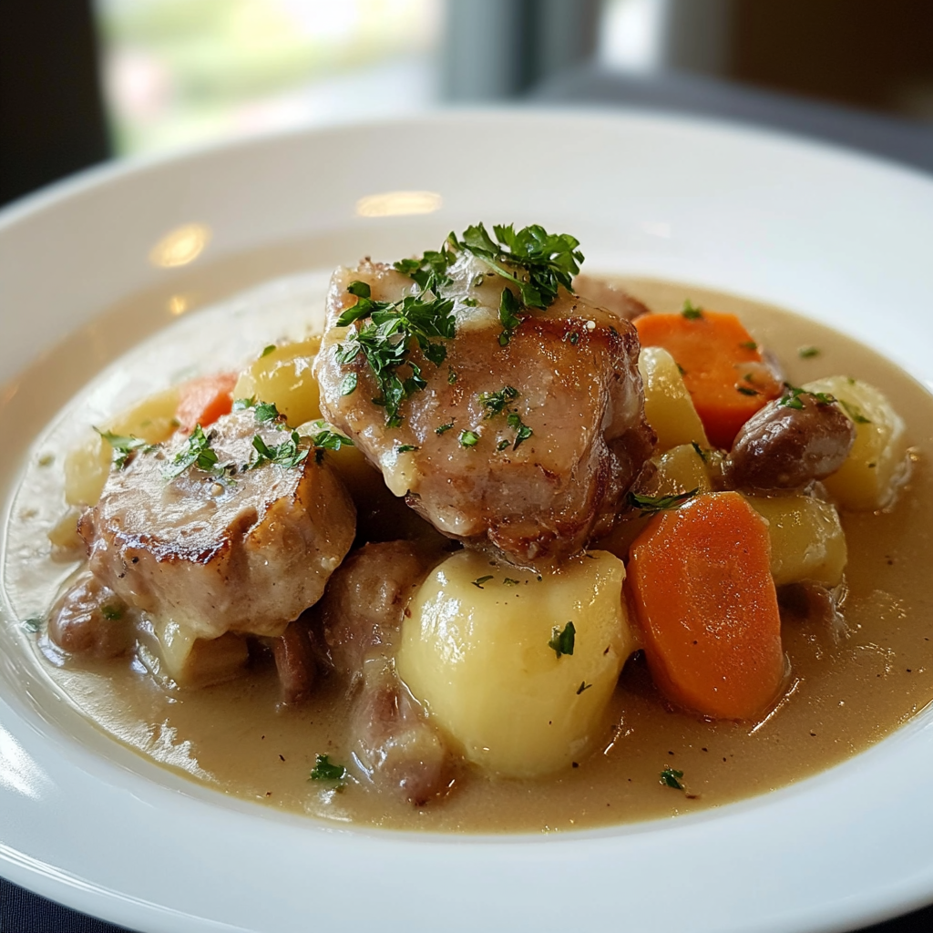 Blanquette de veau à l'ancienne depuis recettemoderne