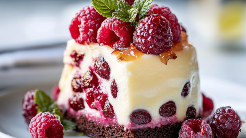 Fondant Citron Framboises et Chocolat