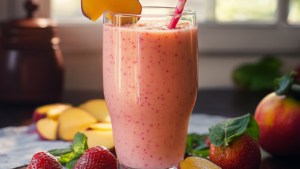 Smoothie Protéiné Fraise-Mangue