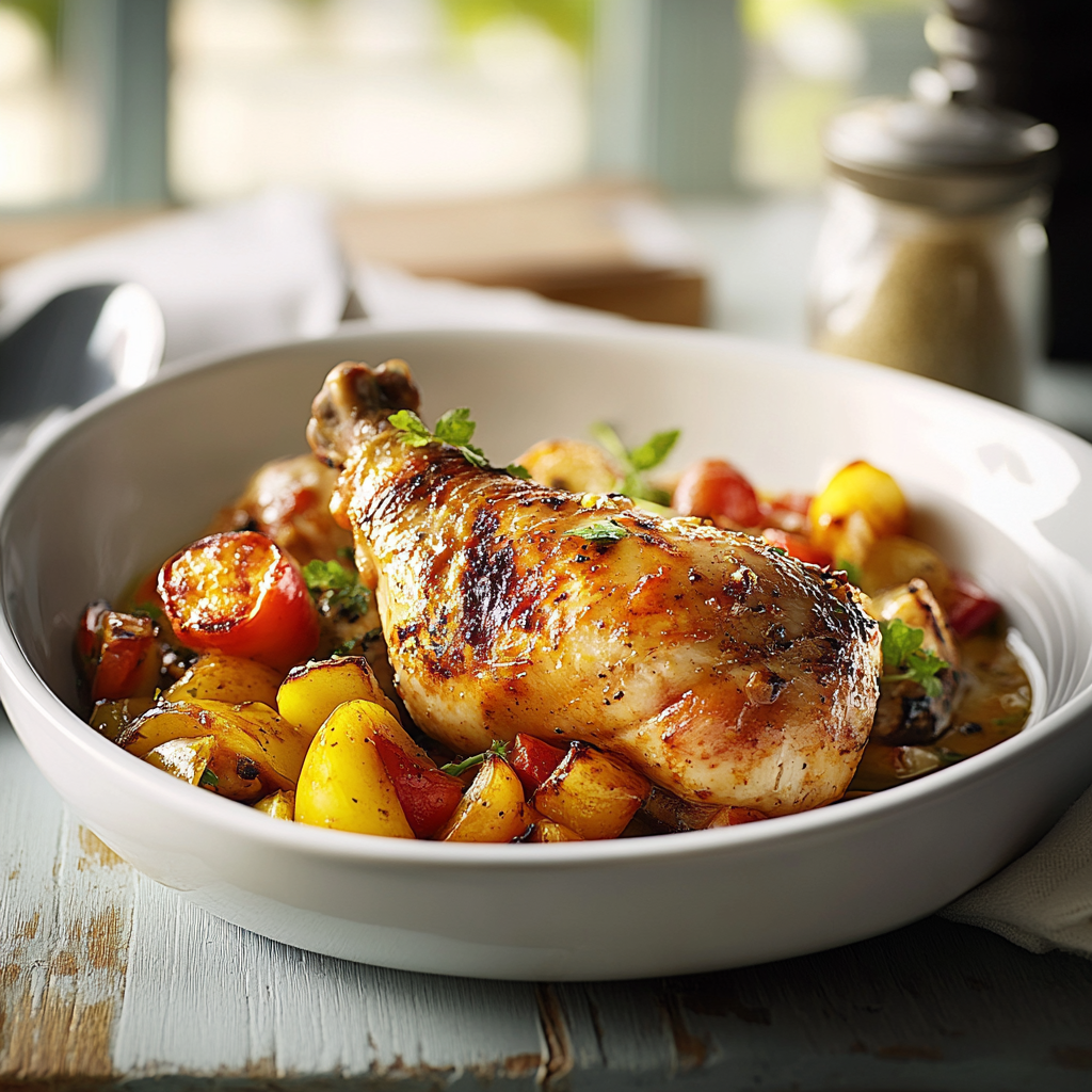 Poulet à l'espagnole depuis recettemoderne
