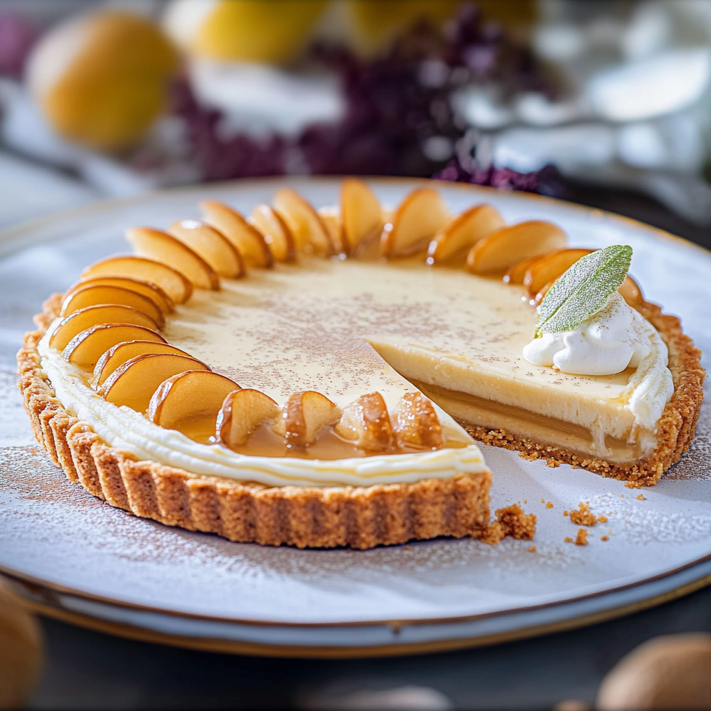 Tarte Vanille Pomme Noisette Caramel : Délice Gourmand