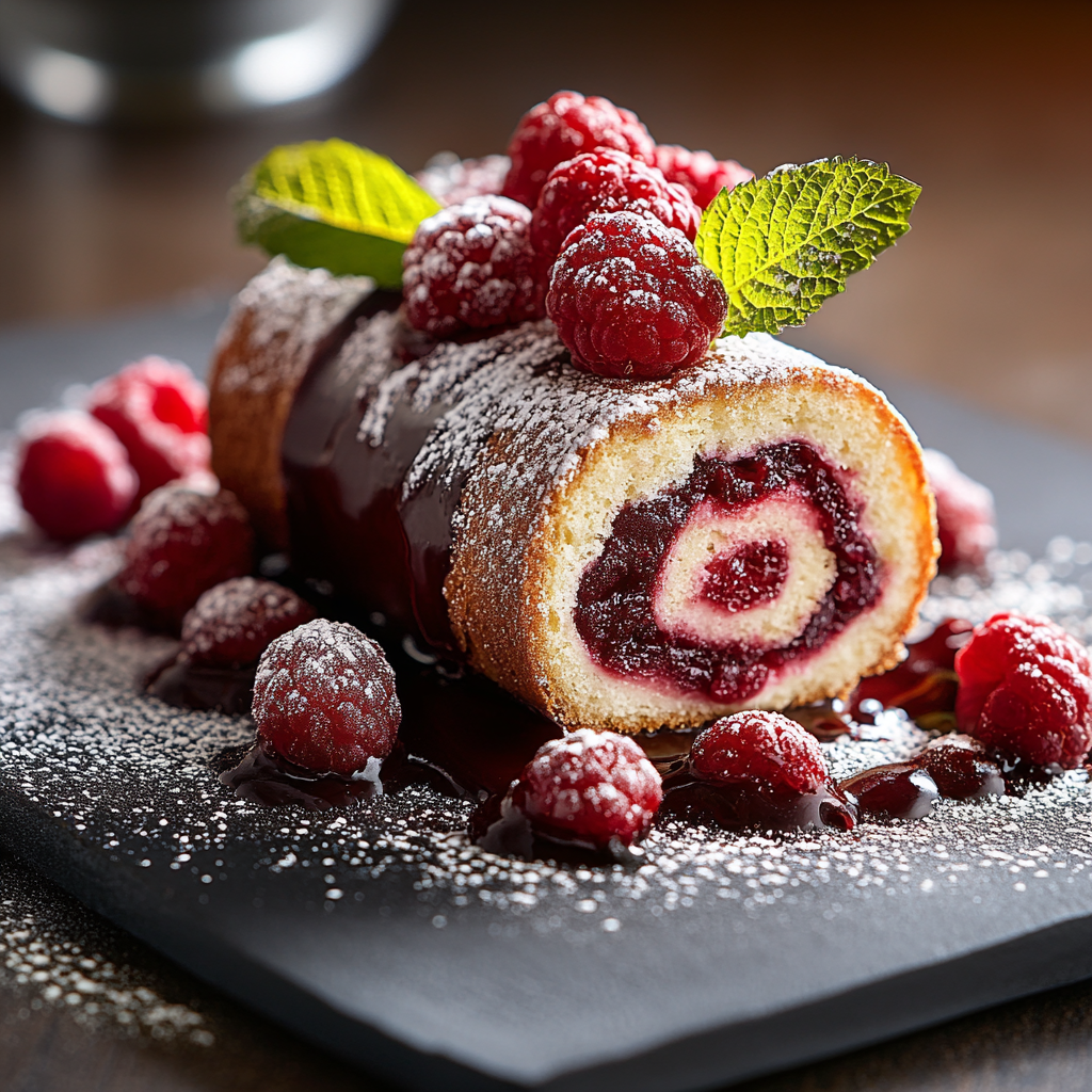 Framboisier Roulé : Dessert Fruité et Aérien