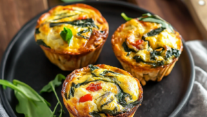 Muffins à la quiche et aux épinards depuis recettemoderne