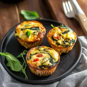 Muffins à la quiche et aux épinards depuis recettemoderne