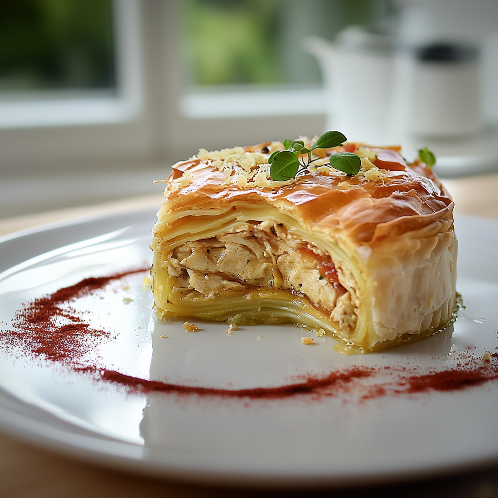 PASTILLA AU POULET depuis recettemoderne