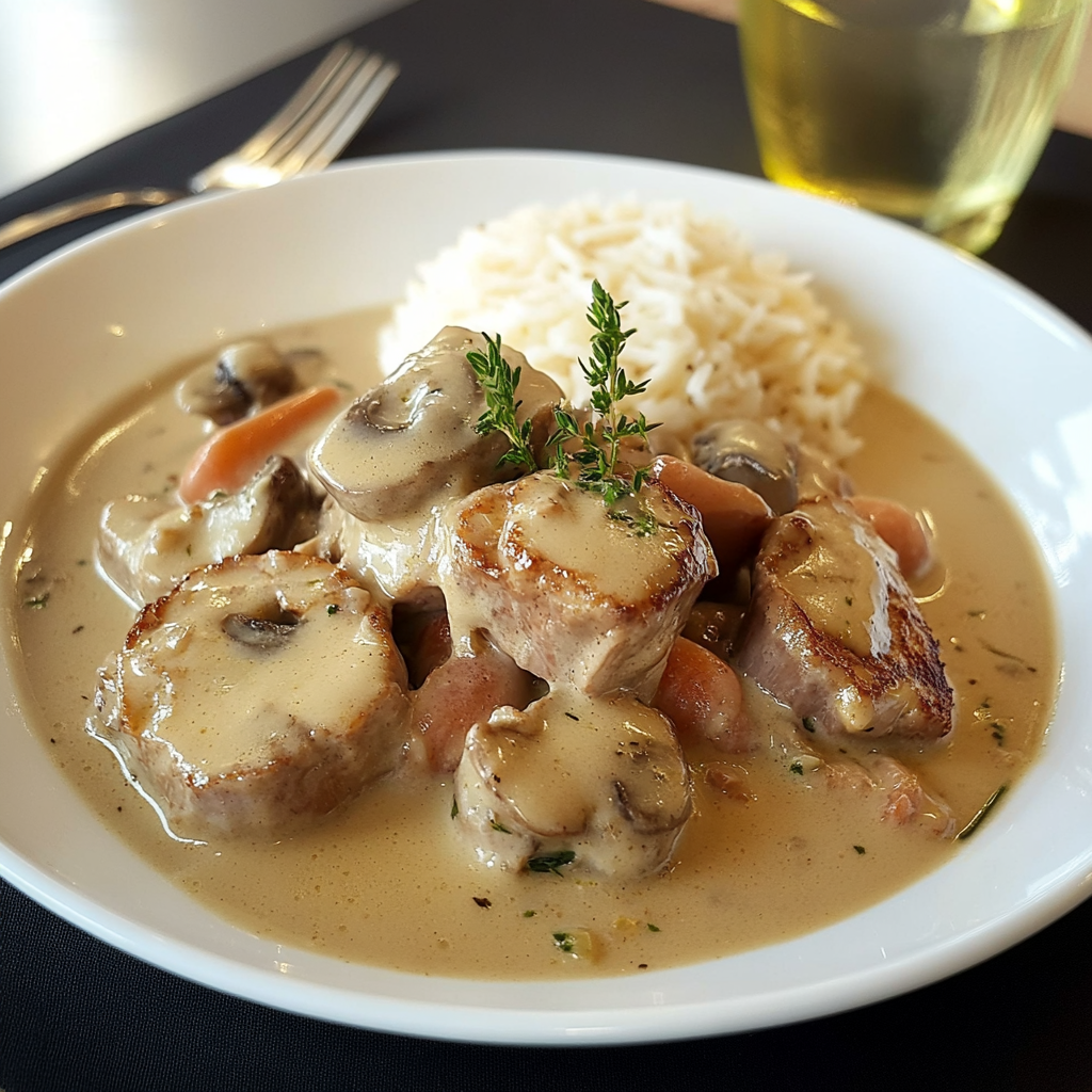Blanquette de veau à l'ancienne depuis recettemoderne