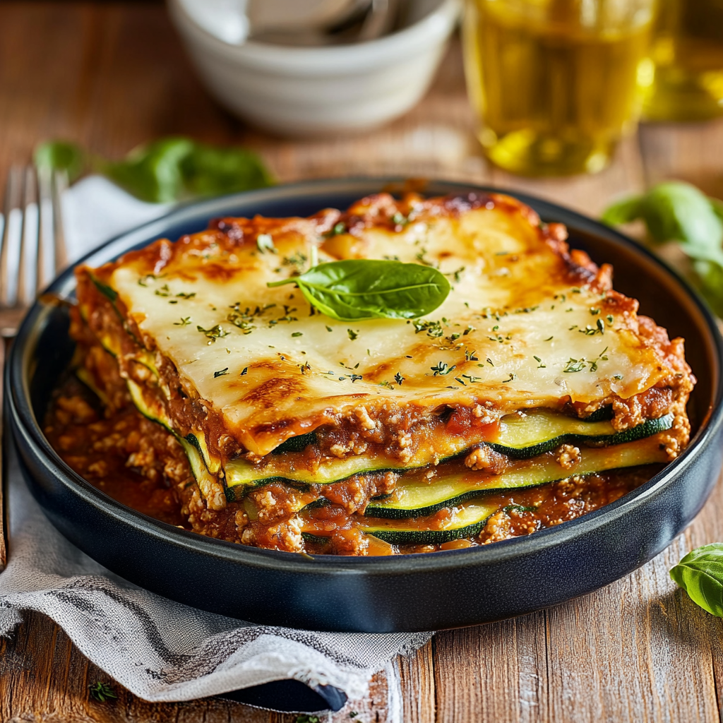Moussaka aux courgettes depuis recettemoderne