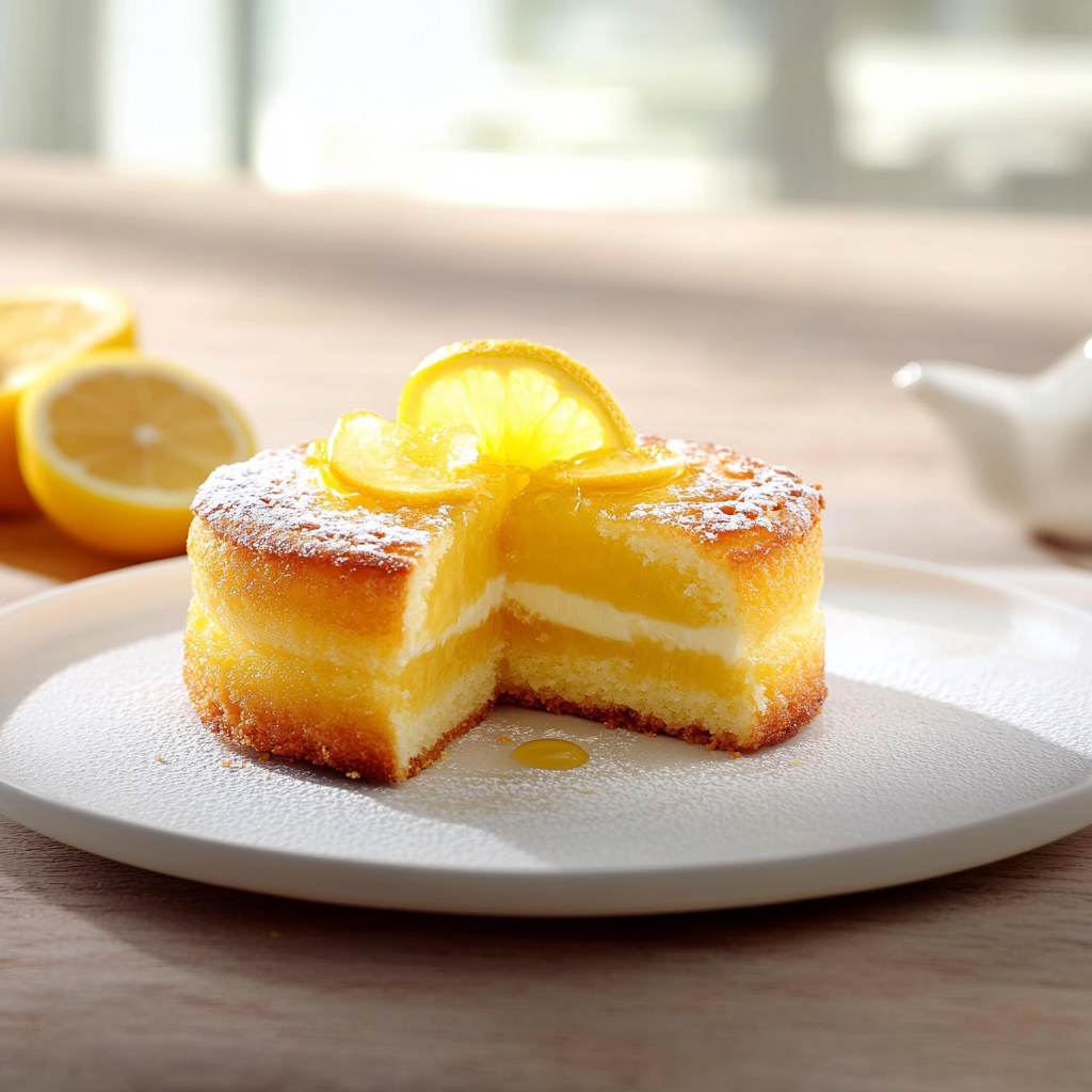 Gâteau citron rafraîchissant