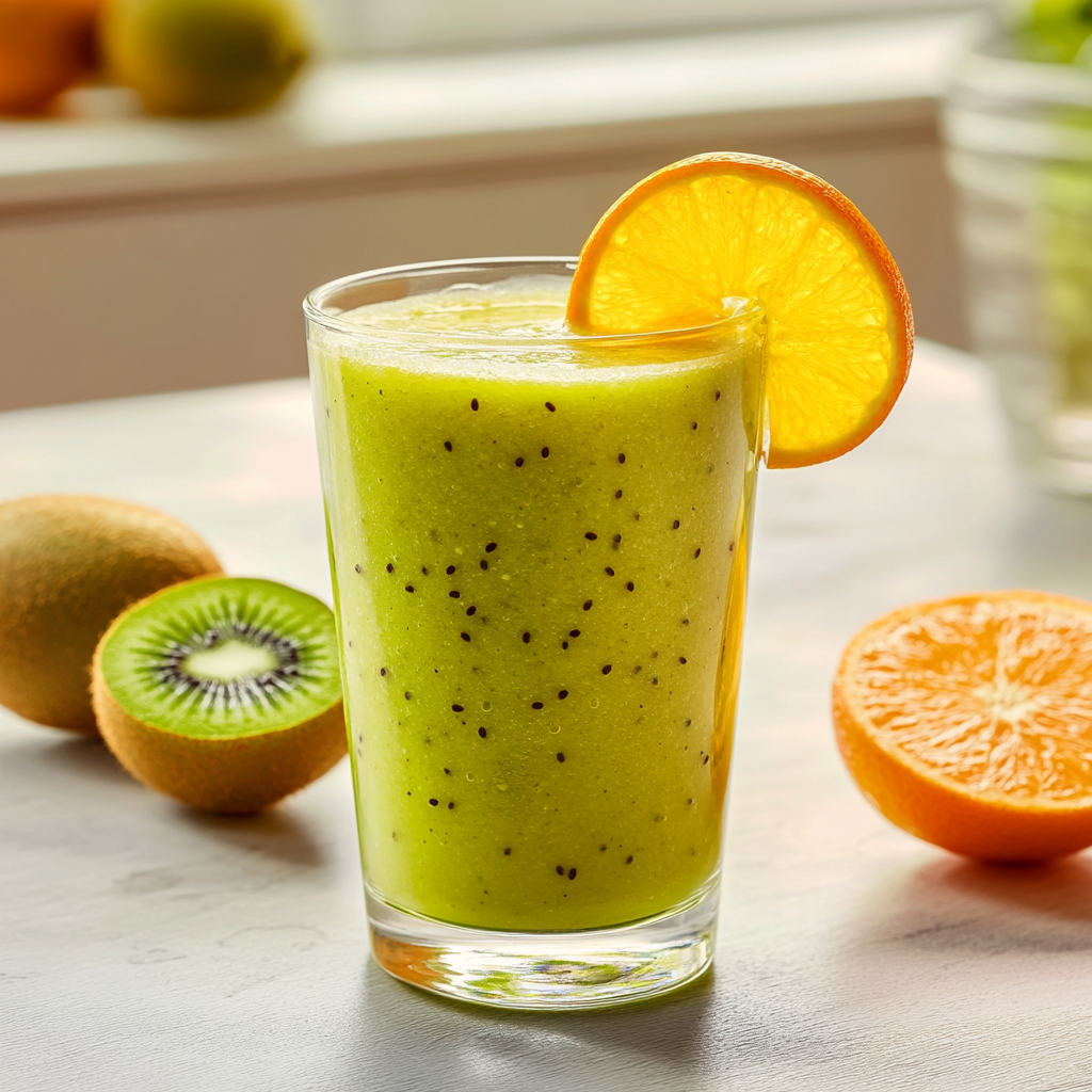 Smoothie Orange-Kiwi Éclatant