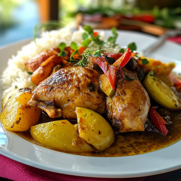 Colombo de Poulet Antillais : Recette Facile et Savoureuse