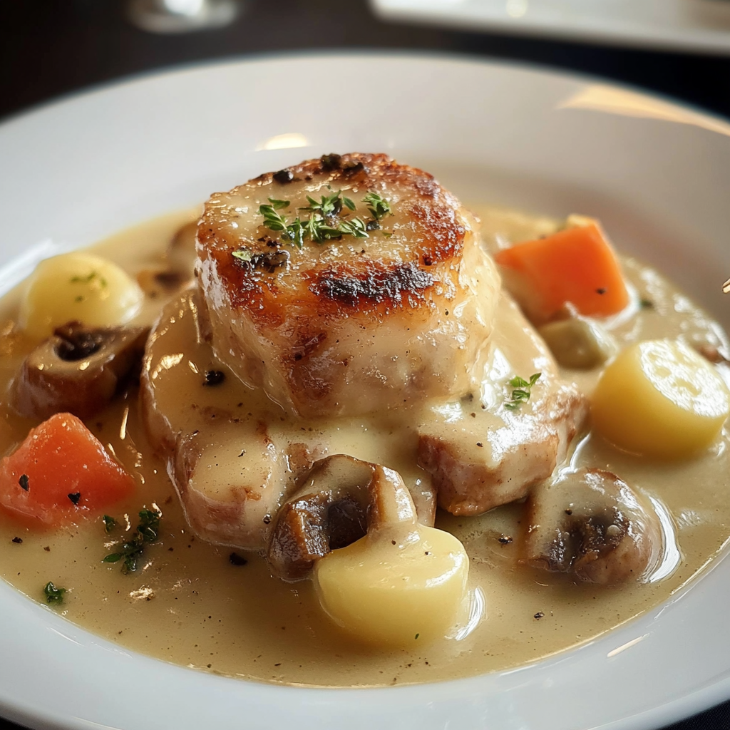 Blanquette de veau à l'ancienne depuis recettemoderne