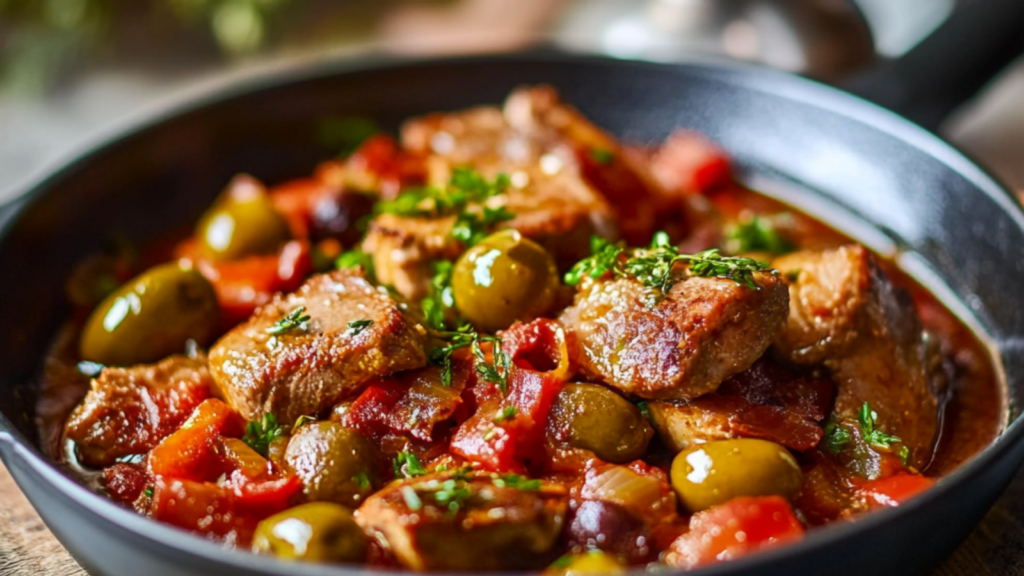 Sauté de Veau aux Olives