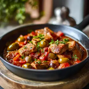 Sauté de Veau aux Olives