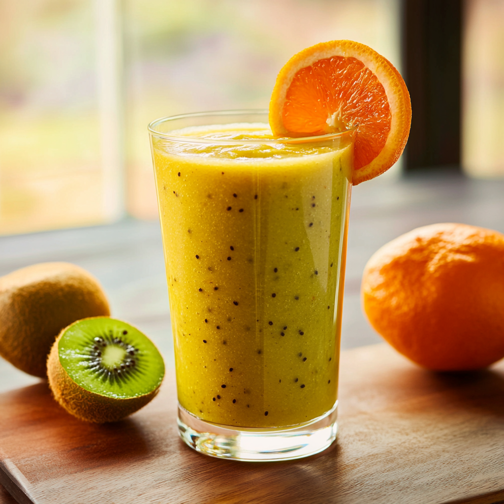 Smoothie Orange-Kiwi Éclatant