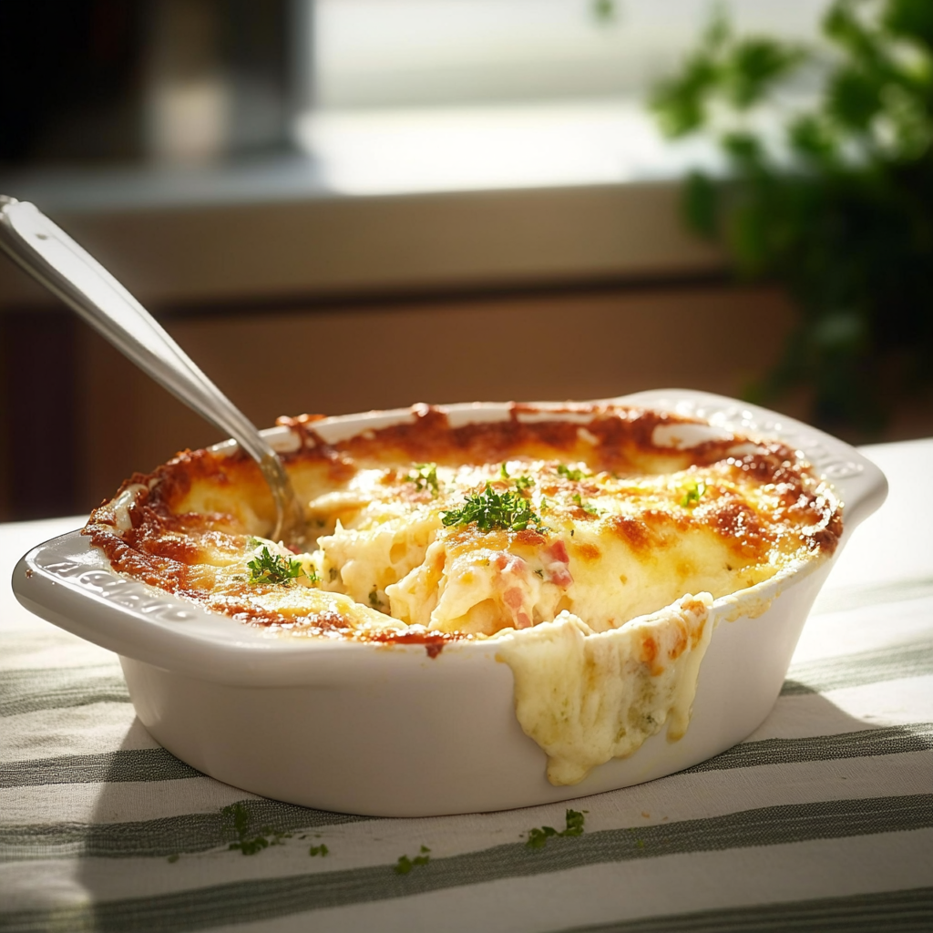 Gratin de Pâtisson : Délice Crémeux au Fromage