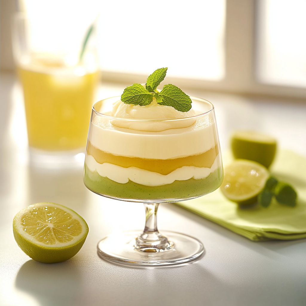 Verrines Mojito : Dessert Frais au Citron et Menthe