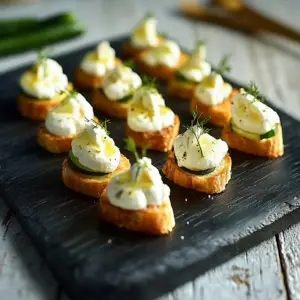 Bouchées Apéro Courgettes & Chèvre