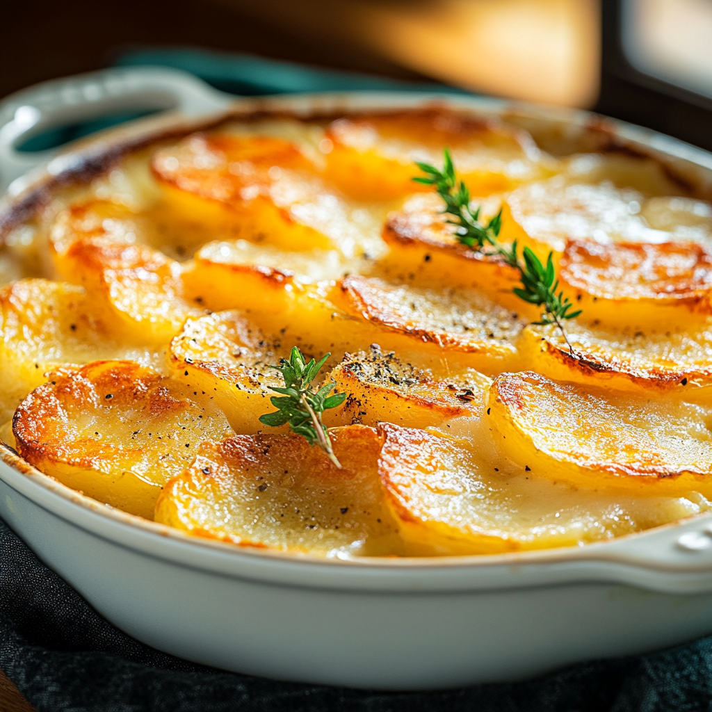 gratin de pommes de terre à la normande depuid recettemoderne