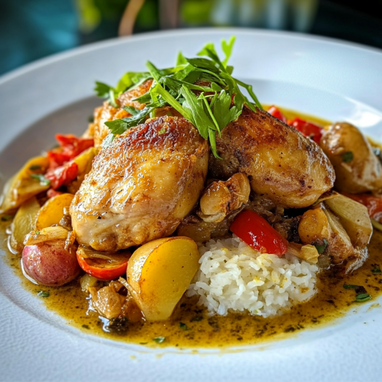 Colombo de Poulet Antillais : Recette Facile et Savoureuse