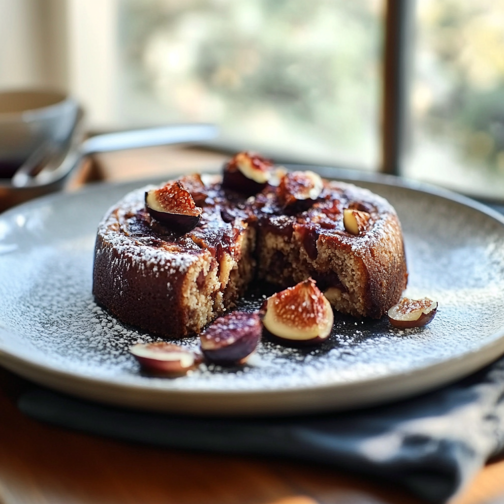 Financier Géant aux Figues: Recette Moelleuse et Savoureuse