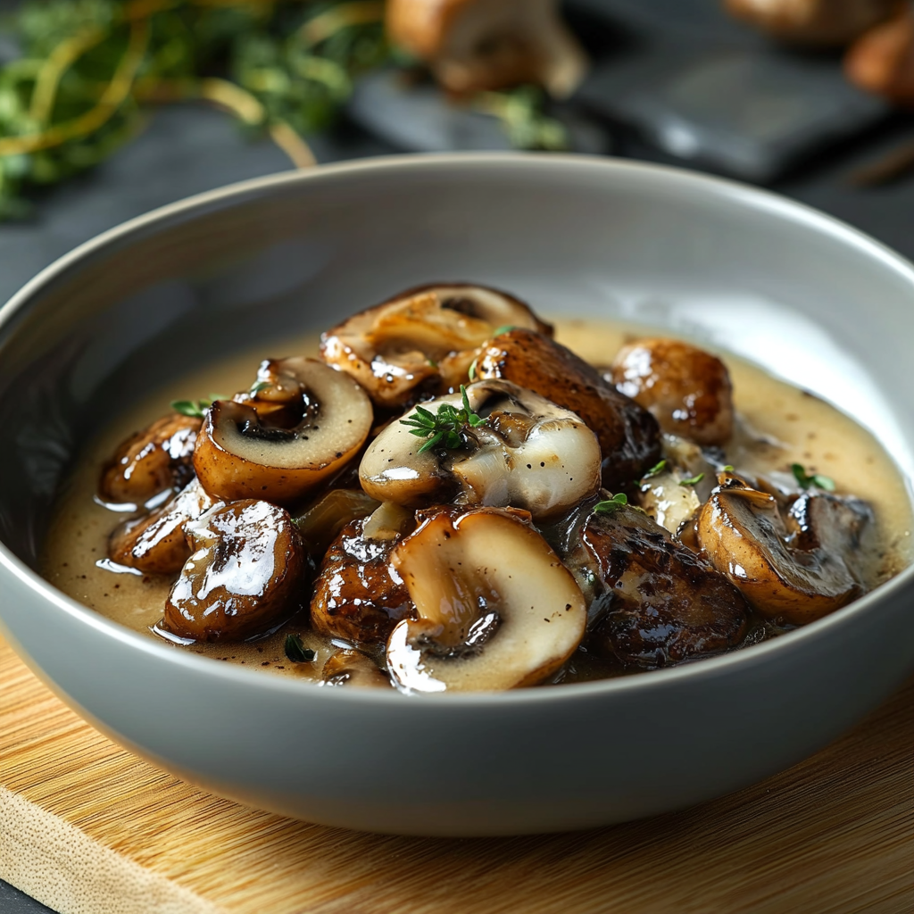 SAUCE FORESTIÈRE AUX CHAMPIGNONS depuis recettemoderne
