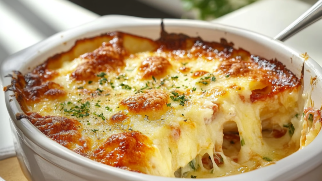 Gratin de Pâtisson : Délice Crémeux au Fromage