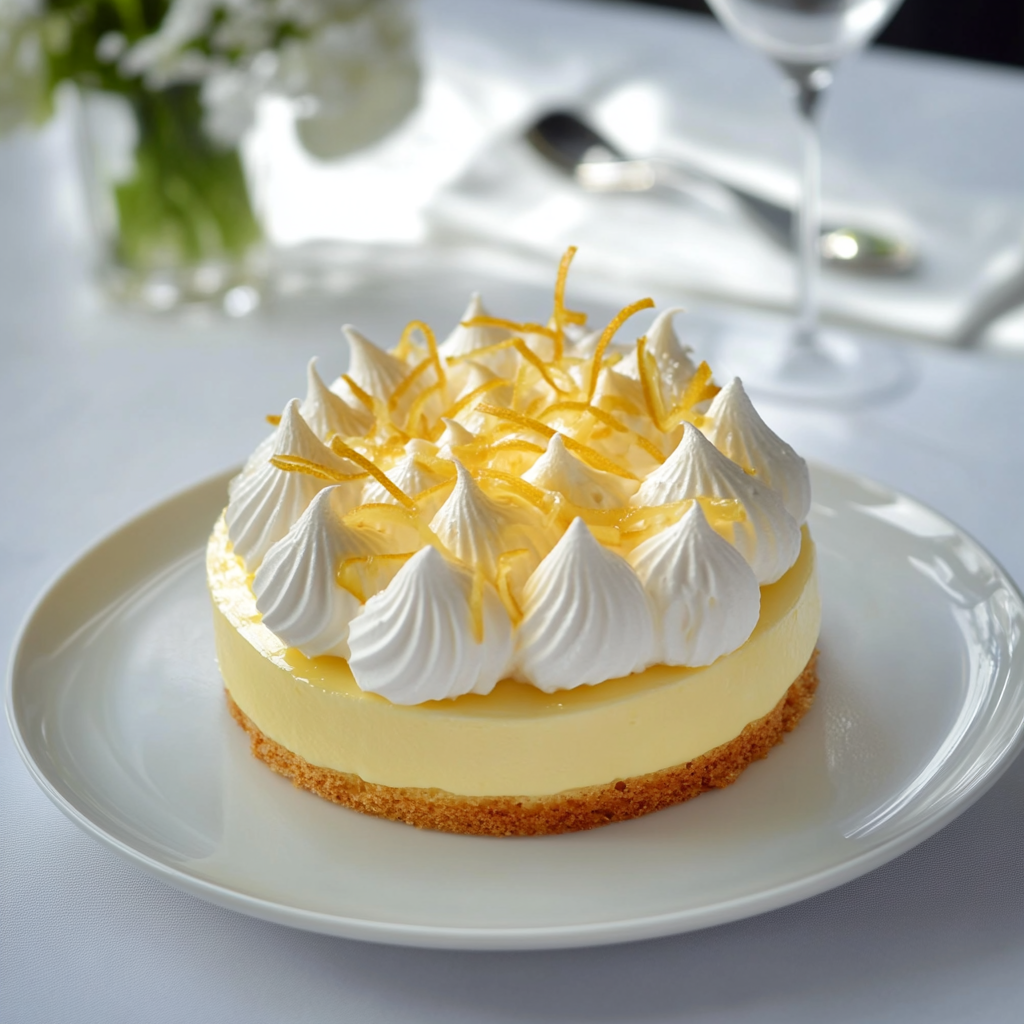 Gâteau nuage au citron meringuée Simple et délicieux depuis recettemodern