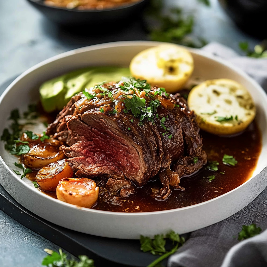 Effiloché de boeuf mijoté depuis recettemoderne