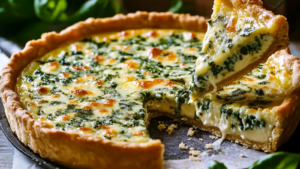 TARTE ÉPINARDS RICOTTA au Parmesan depuis recettemoderne