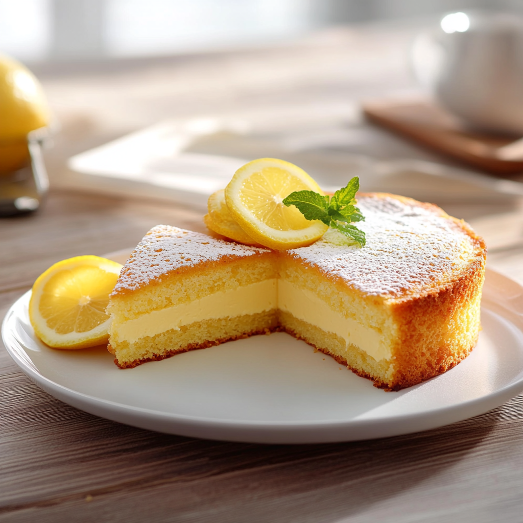 Gâteau citron rafraîchissant